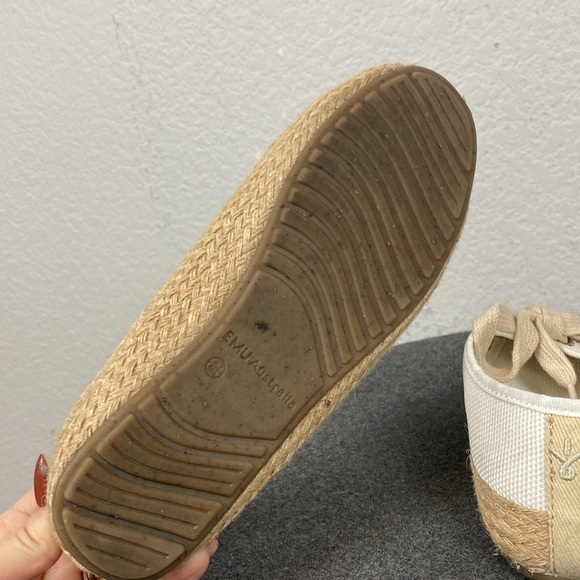 Emu Australia white espadrille sneaker - Picture 6 of 8